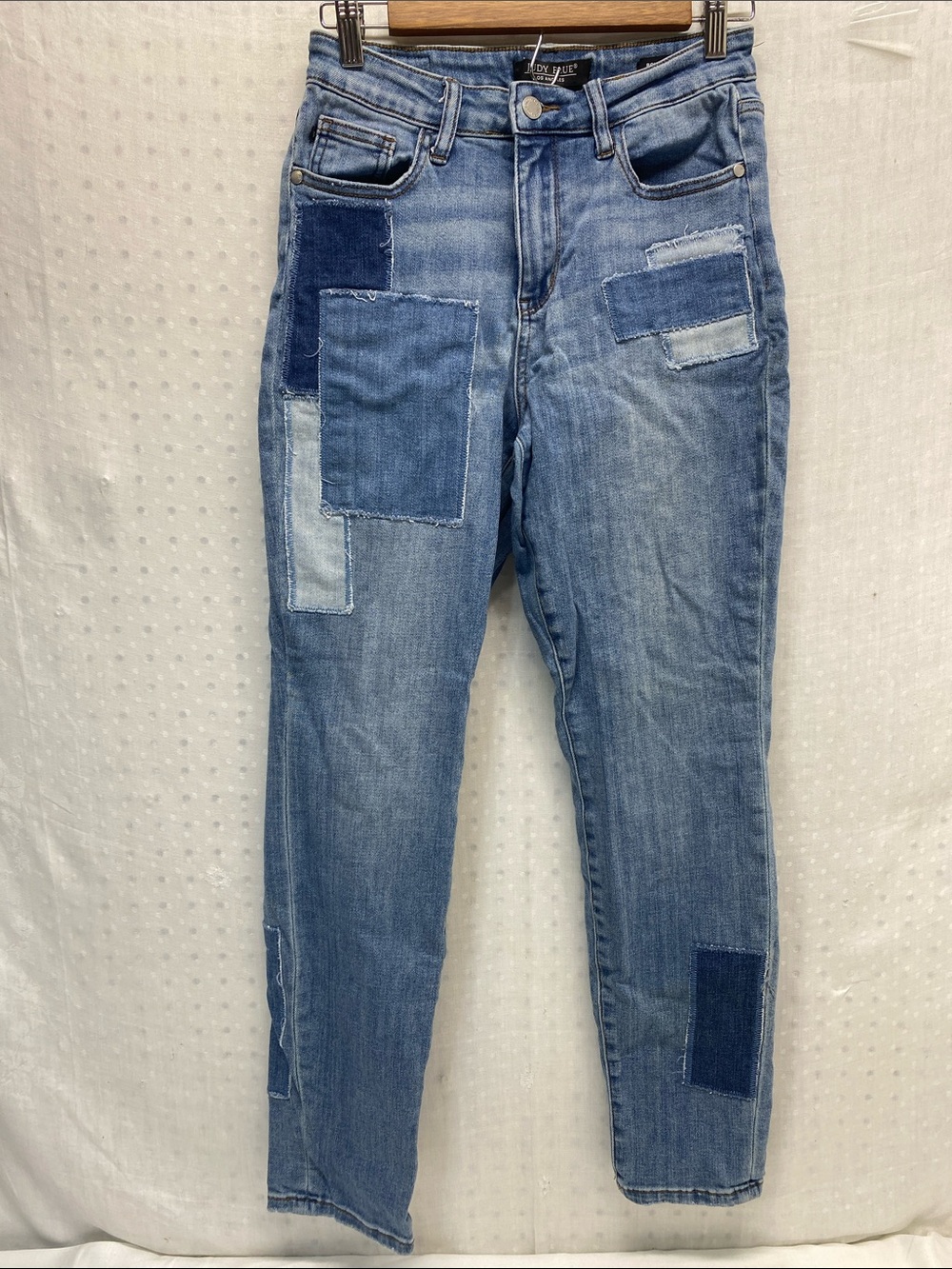 Judy Blue Multi-Tone Patchwork Straight Leg Jeans